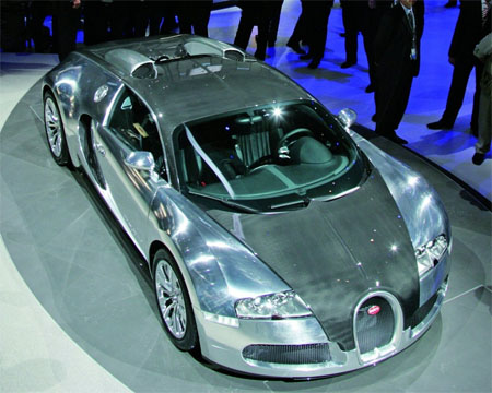 track tests fo the bugatti veyron
